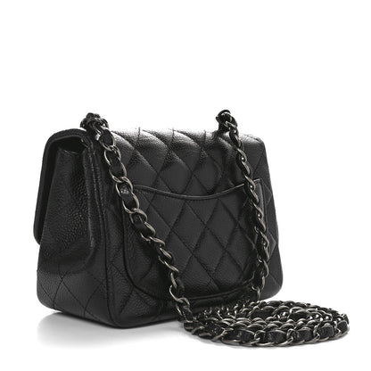 Chanel Caviar Quilted Mini Square Flap Black 2 of 11