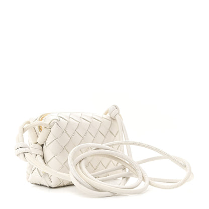 Bottega Veneta Nappa Intrecciato Candy Loop Camera Bag White 2 of 12