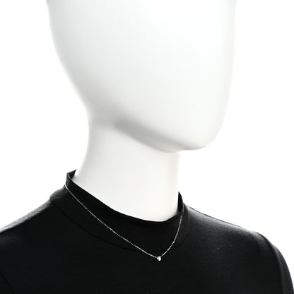 Cartier 18K White Gold Diamond SM D'Amour Pendant Necklace 2 of 7