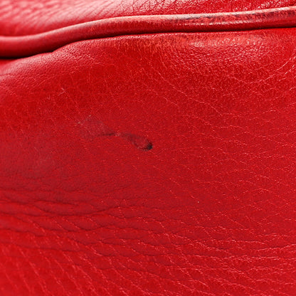 Gucci Pebbled Calfskin Small Soho Disco Bag Tabasco Red 14 of 18
