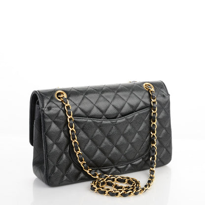 Chanel Caviar Quilted Medium Double Flap Black 3 of 7