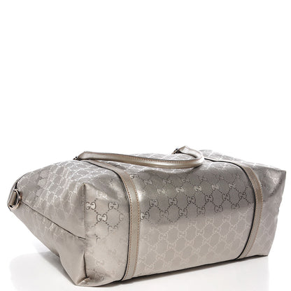 Gucci Imprime Monogram Medium Joy Tote Silver 4 of 9
