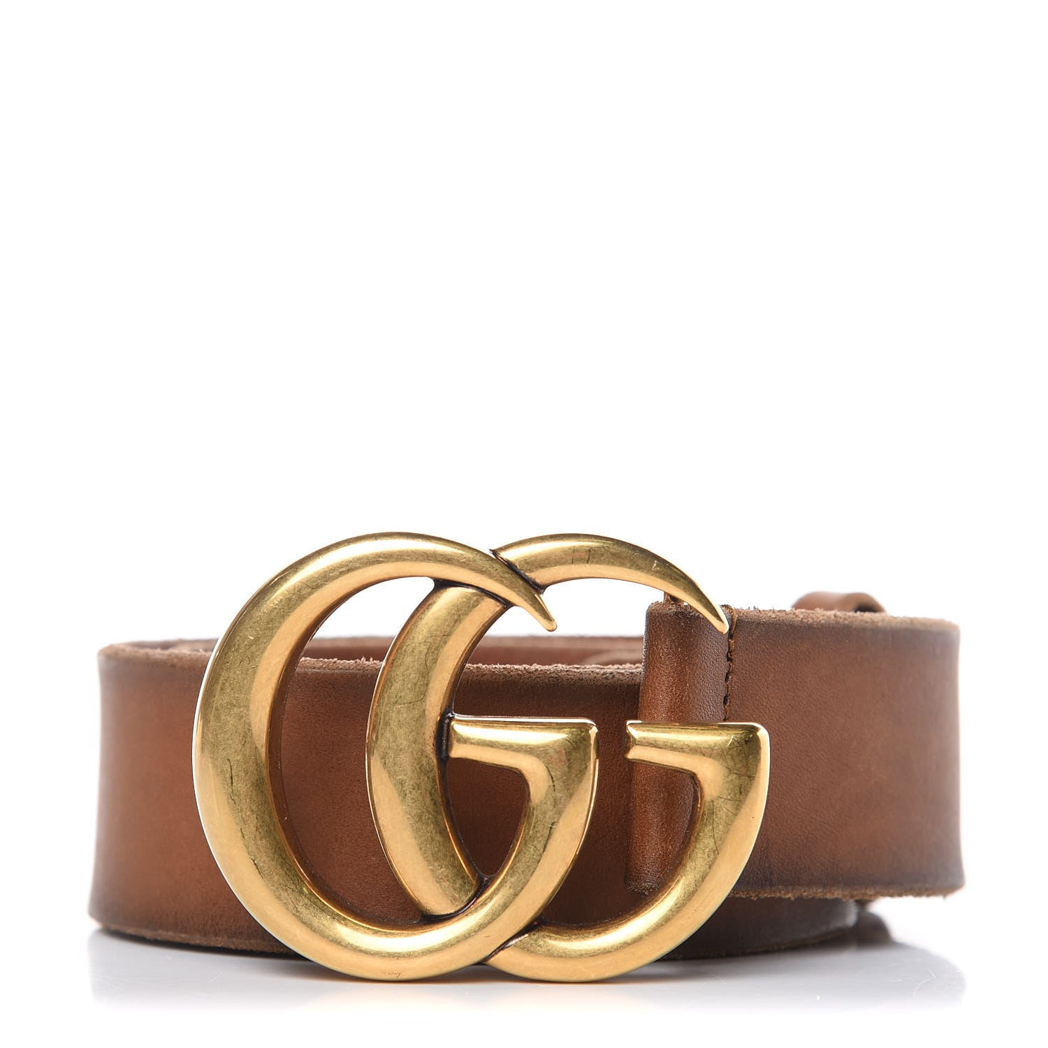 Gucci Faded Calfskin Double G 40mm Belt 85 34 Cuir 1 of 7