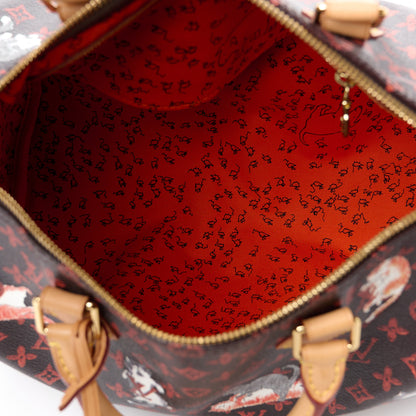 Louis Vuitton Catogram Speedy Bandouliere 30 Marron 5 of 15