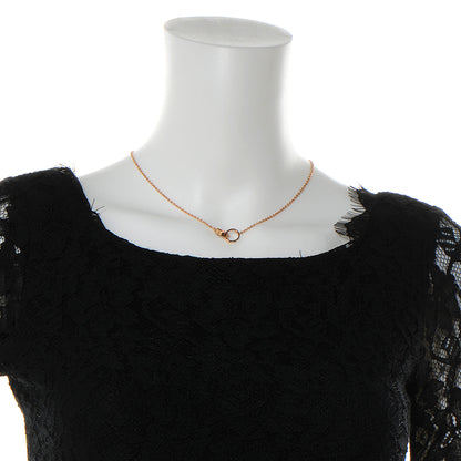 Cartier 18K Pink Gold Interlocking LOVE Necklace 2 of 6