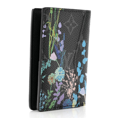 Louis Vuitton Monogram Eclipse Flower Print Pocket Organizer NM 3 of 7