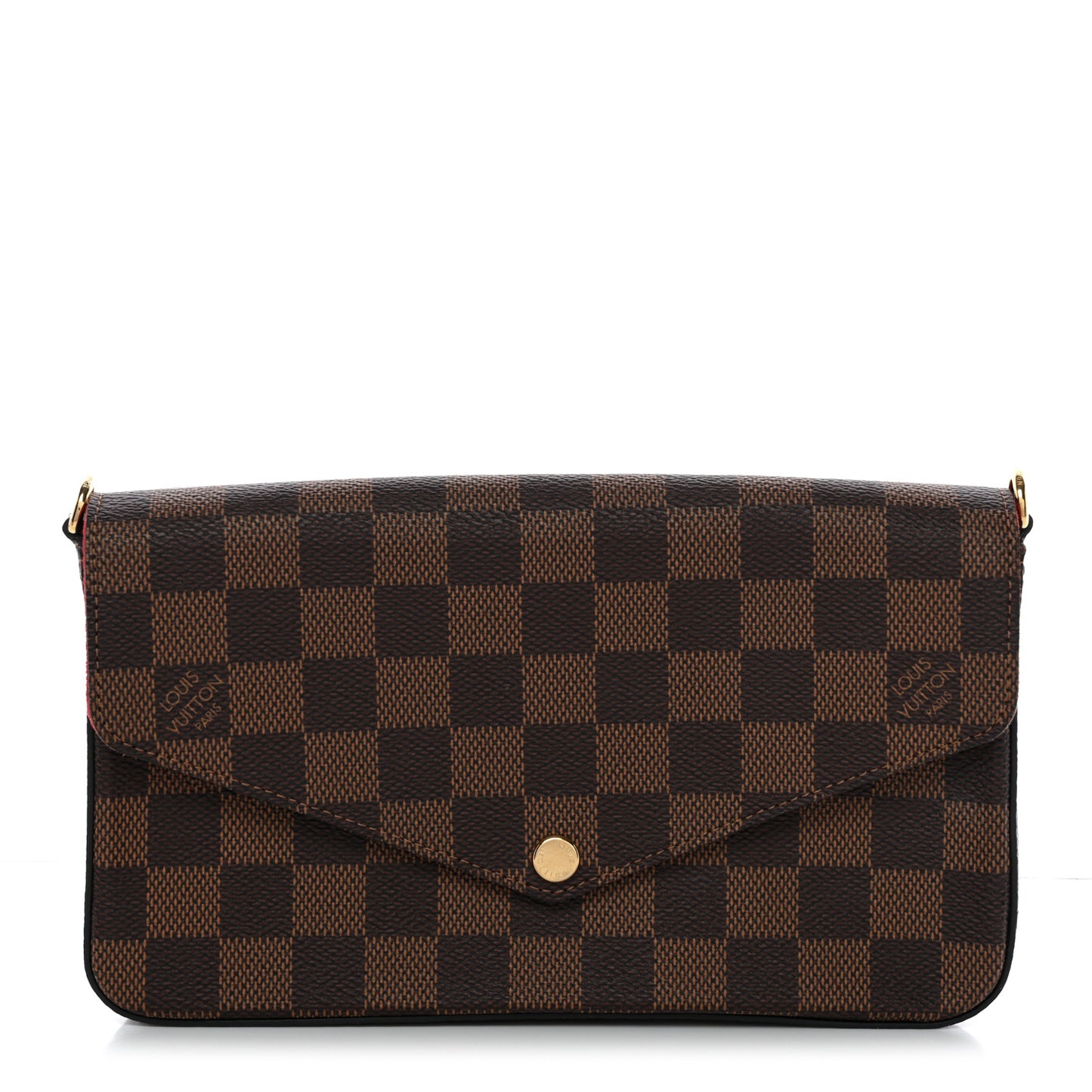 Damier Ebene Pochette Felicie Chain Wallet