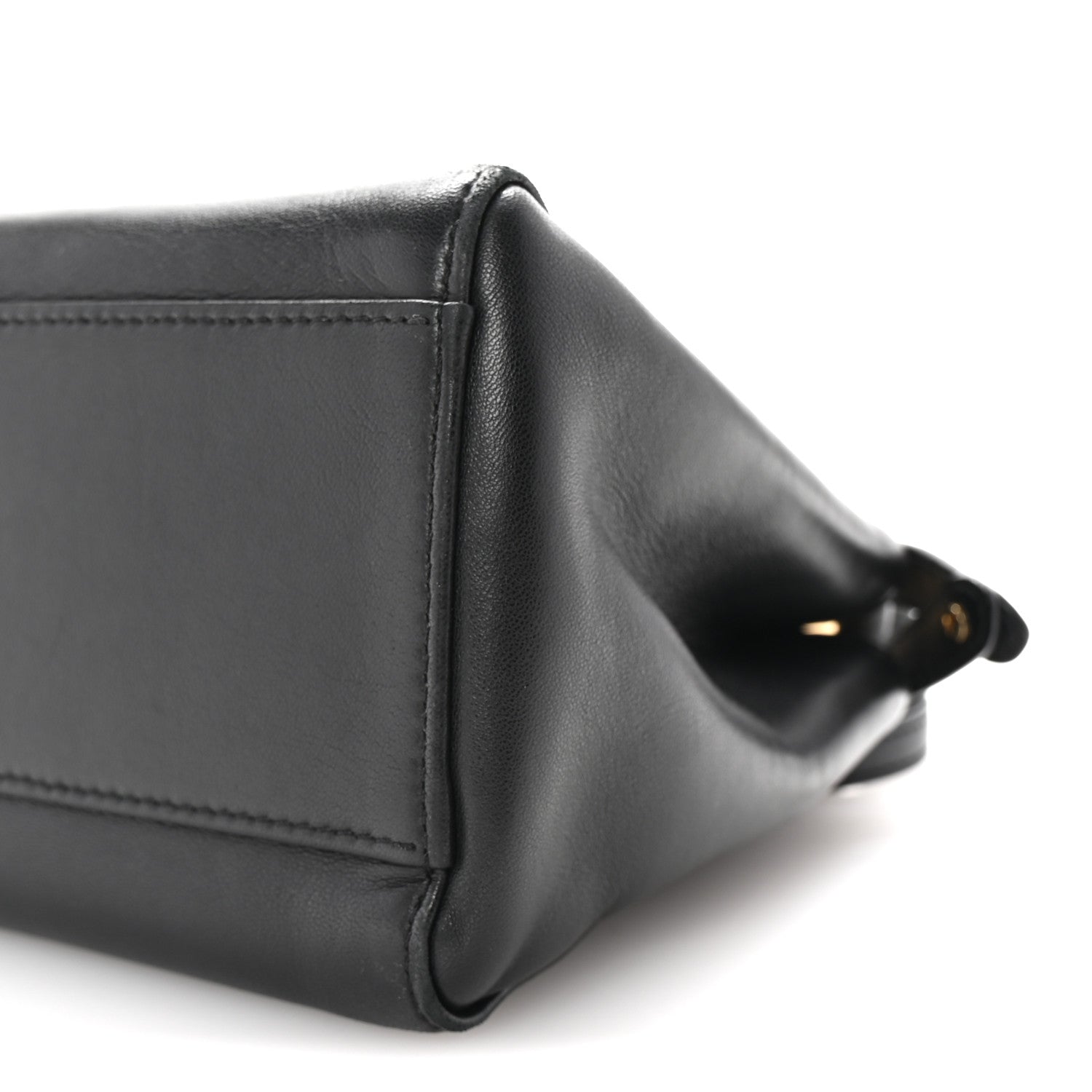 Fendi Nappa Mini Peekaboo Iconic Satchel Black 10 of 10