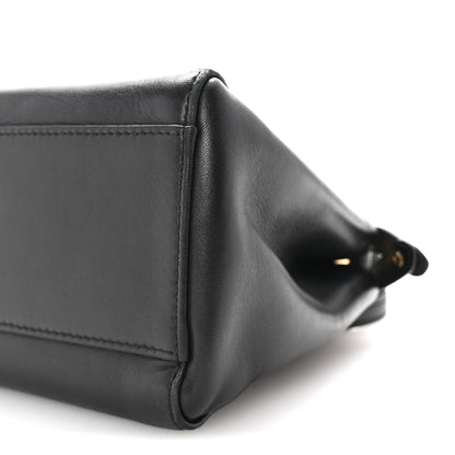 Fendi Nappa Mini Peekaboo Iconic Satchel Black 10 of 10