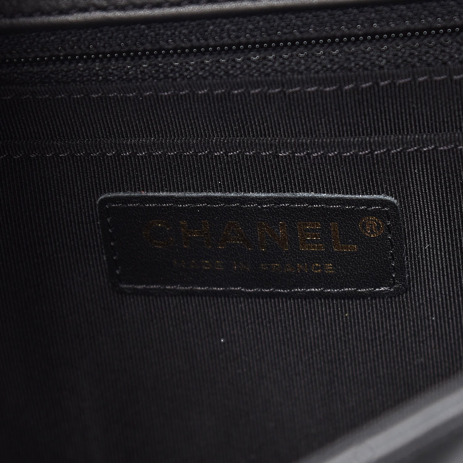 Chanel Calfskin Chevron Quilted Statement Flap Black 7 of 10