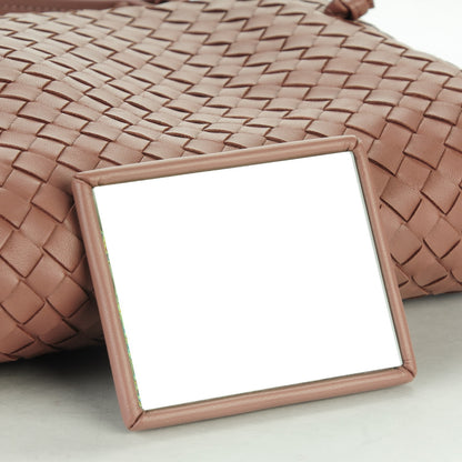 Bottega Veneta Nappa Intrecciato Pillow Crossbody Messenger Dusty Rose 8 of 8