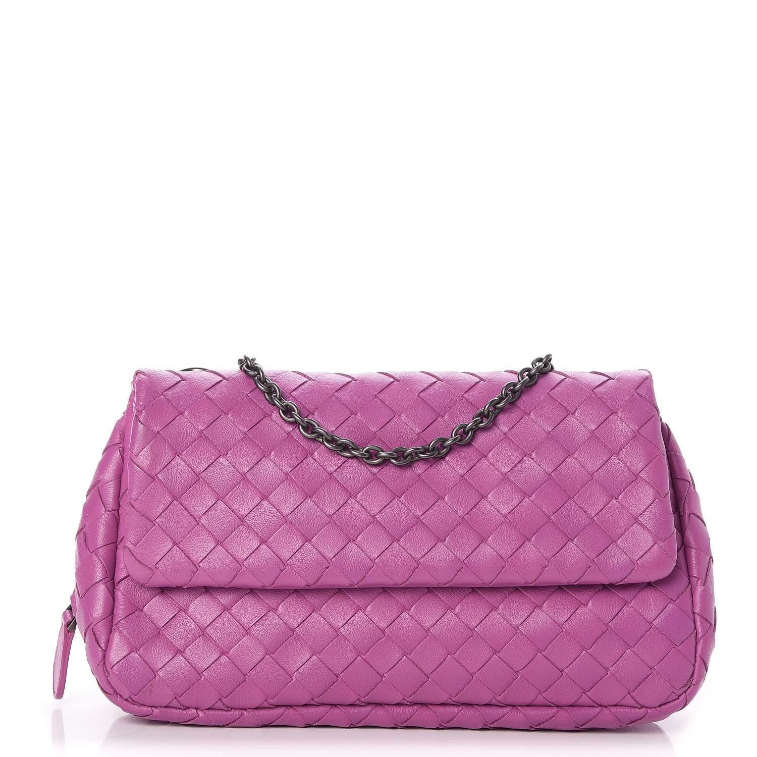 Bottega Veneta Nappa Intrecciato Mini Chain Messenger Peony 1 of 7