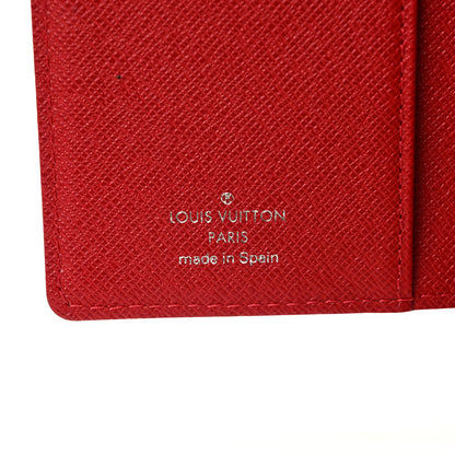 Louis Vuitton Epi Small Ring Agenda Cover Castillan Red 6 of 8
