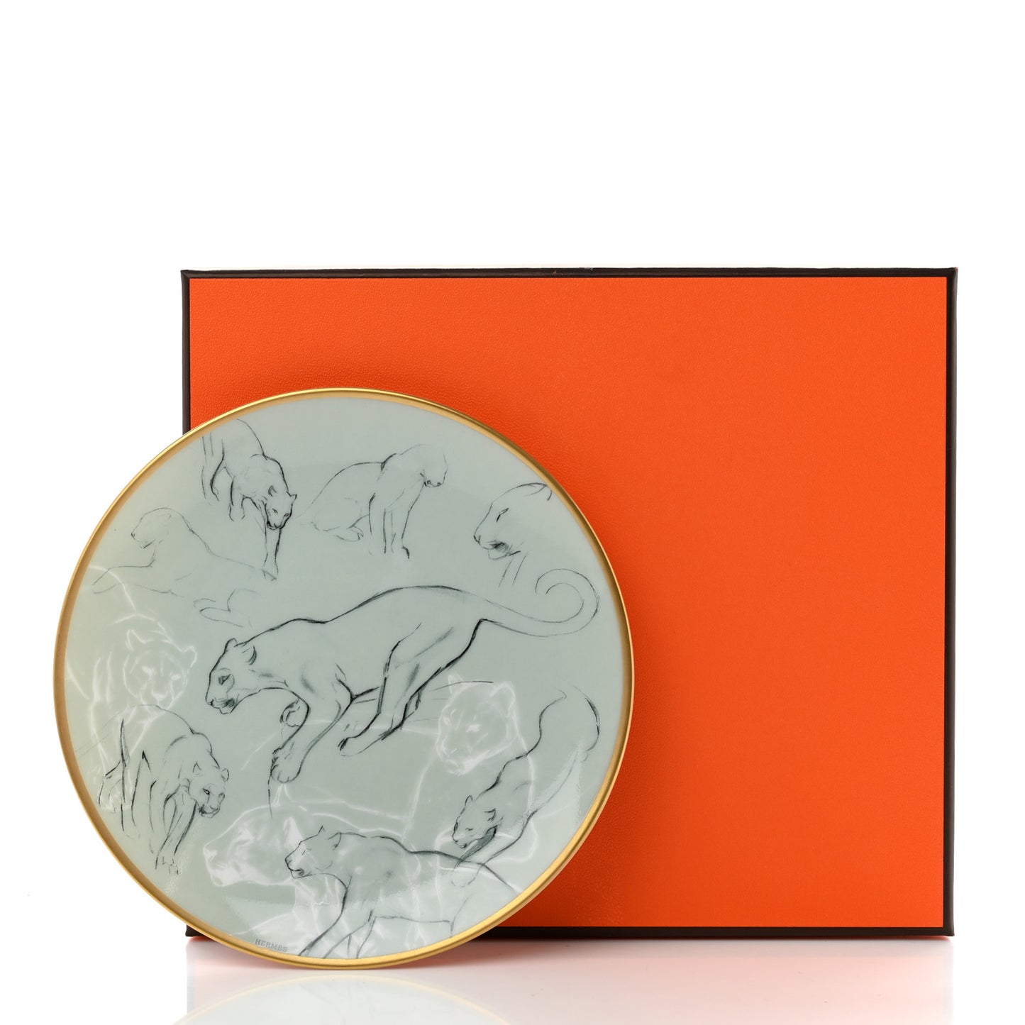 Porcelain Carnets D'Equateur Felines Bread And Butter Plate
