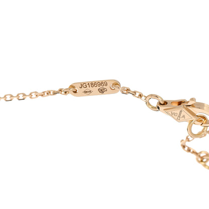 Van Cleef & Arpels 18K Yellow Gold Mother of Pearl Sweet Alhambra Bracelet 3 of 5
