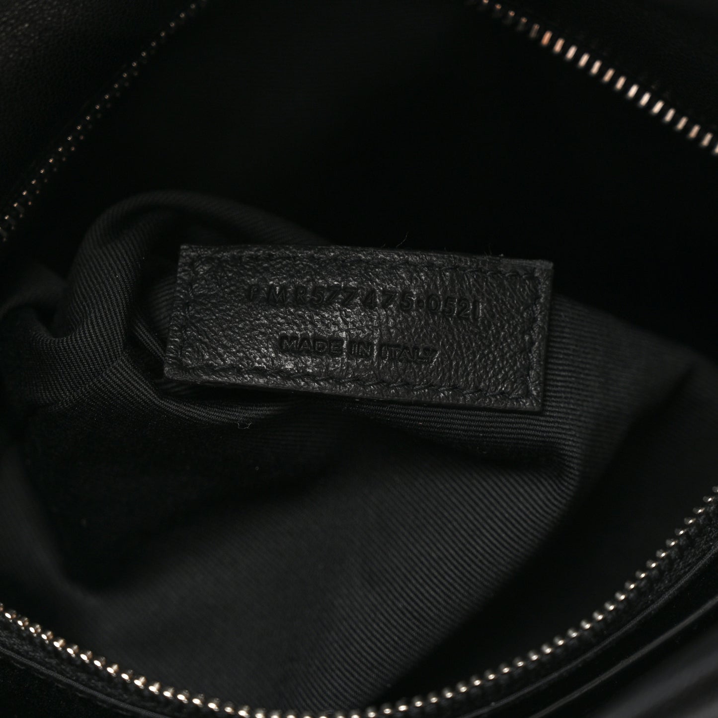 Lambskin Quilted Medium Loulou Puffer Monogram Chain Satchel Black