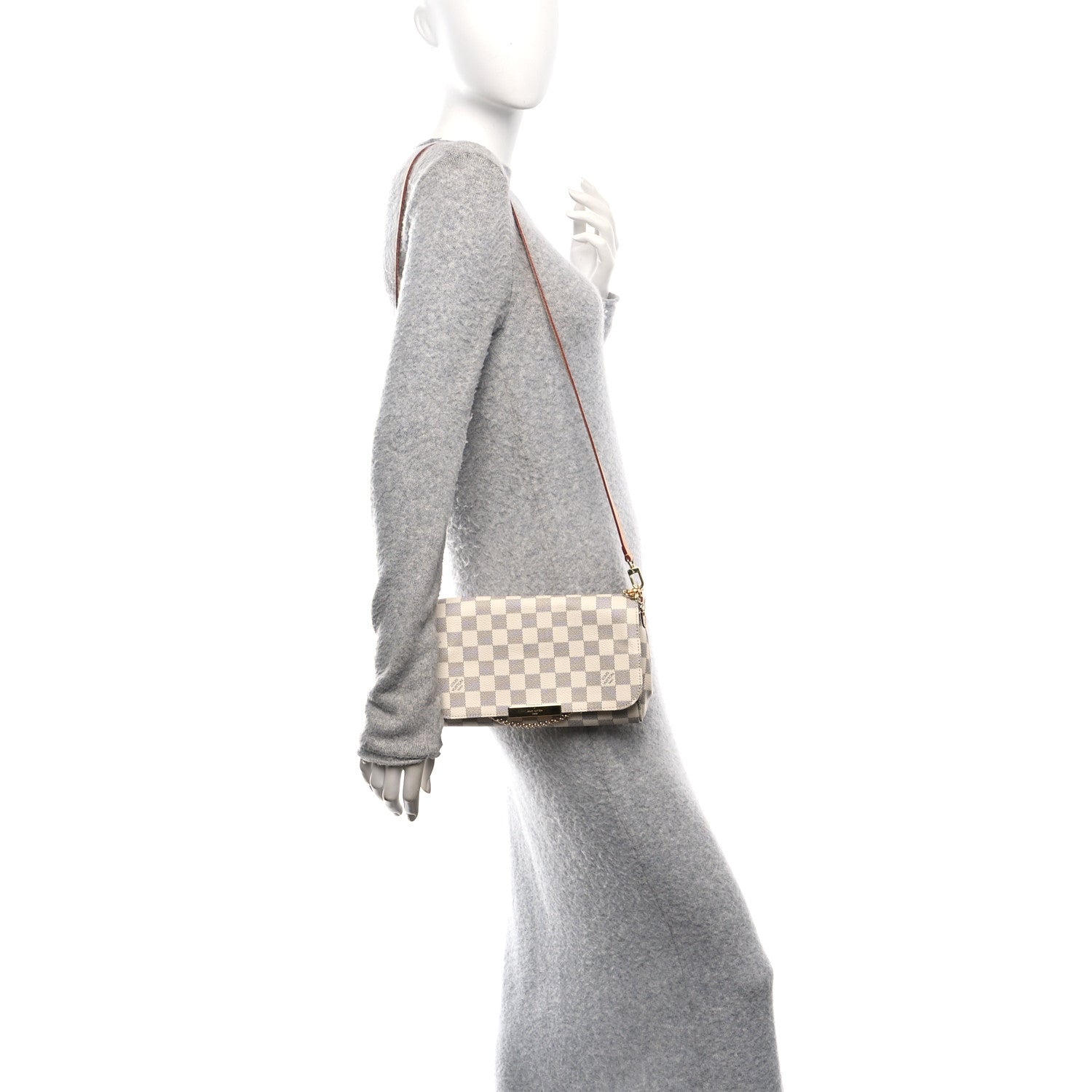 Louis Vuitton Damier Azur Favorite MM 2 of 12