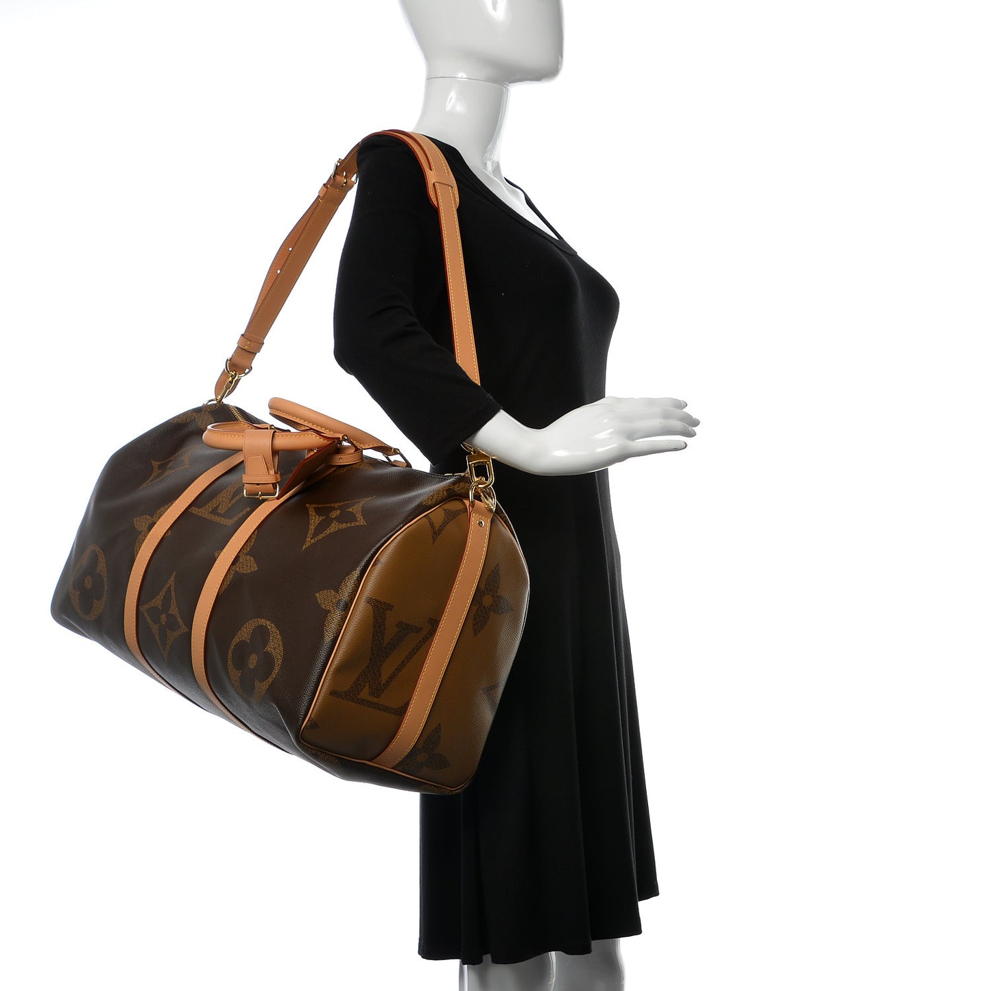 Reverse Monogram Giant Keepall Bandouliere 50