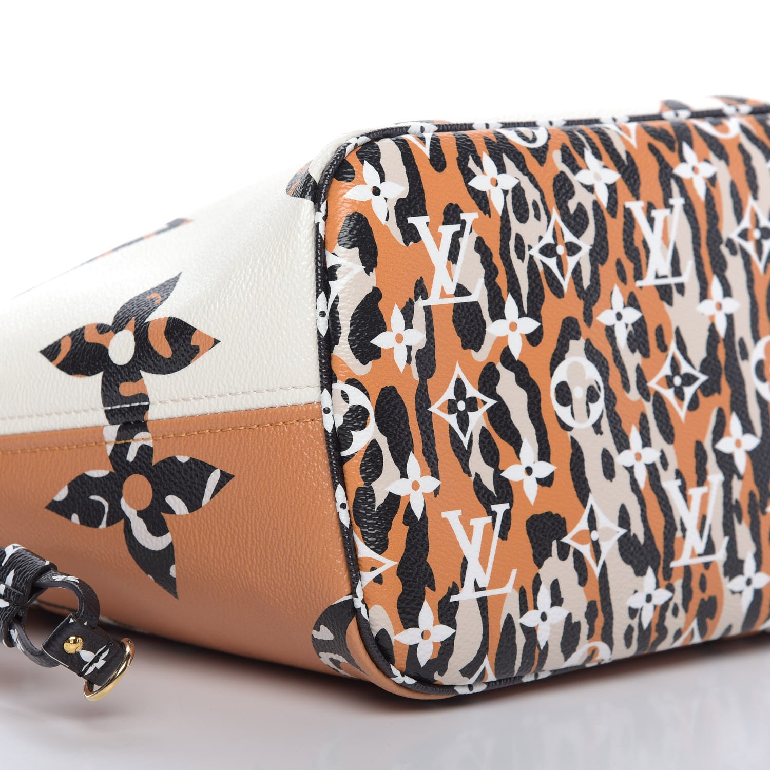 Louis Vuitton Monogram Giant Jungle Neverfull MM Ivory 6 of 9
