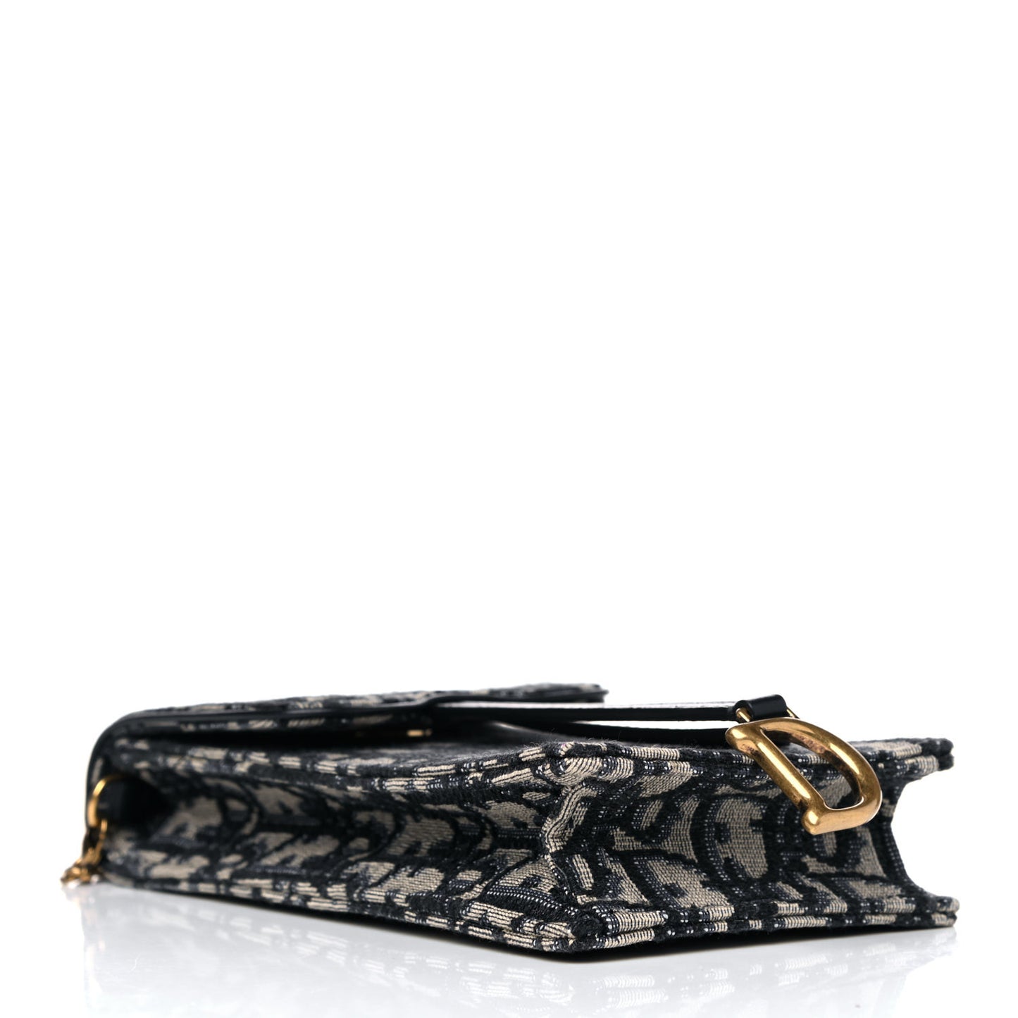 Oblique Vertical Saddle Pouch Blue