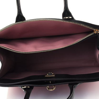Louis Vuitton Calfskin City Steamer MM Magnolia Black 4 of 4