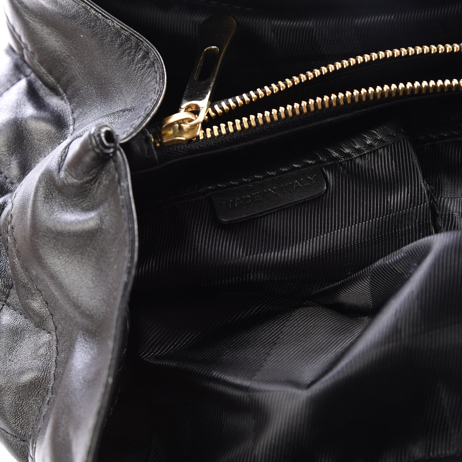 Burberry Calfskin Quilted Satchel Black 11 of 13