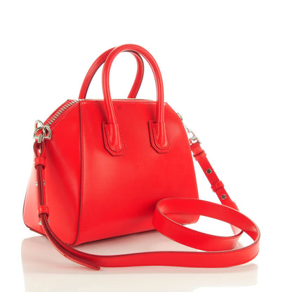 Givenchy Shiny Lord Calfskin Mini Antigona Medium Red 3 of 7