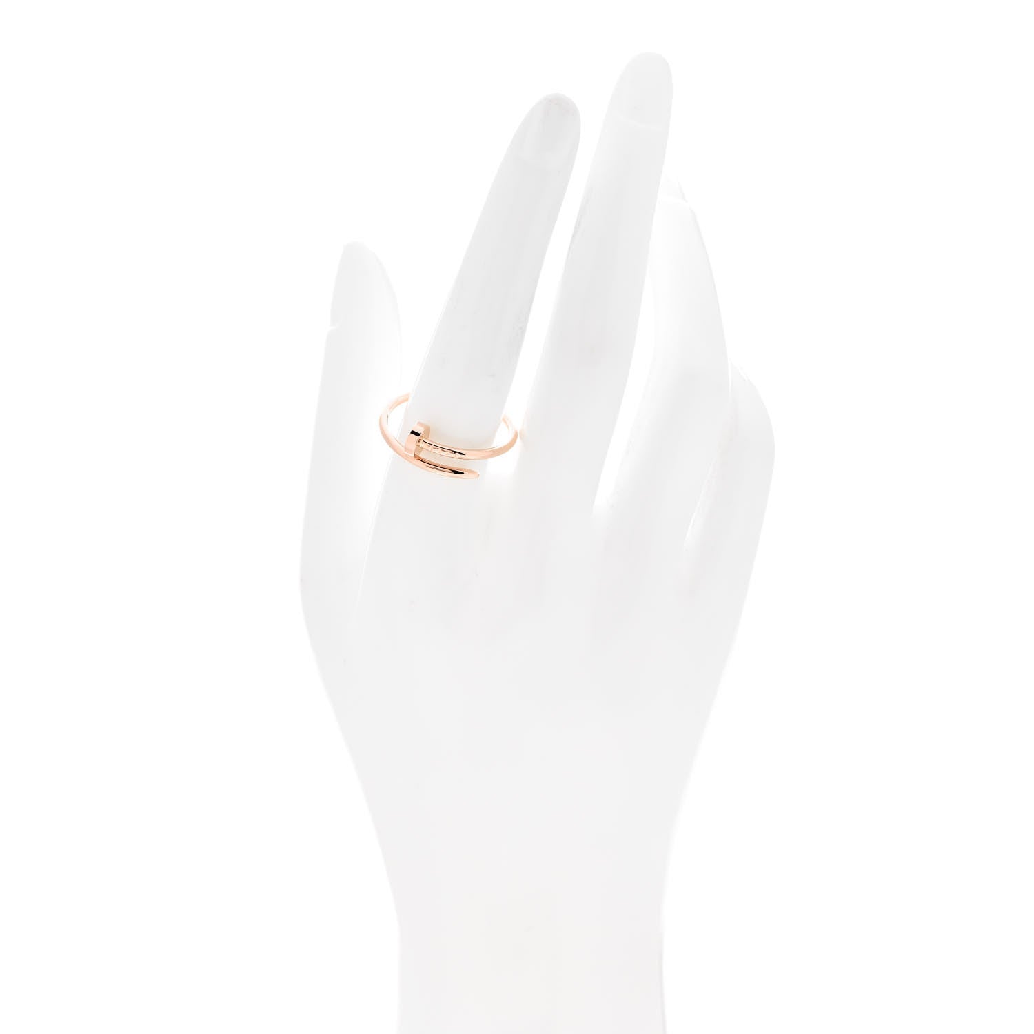 Cartier 18K Pink Gold Small Juste Un Clou Ring 61 9.5 2 of 4