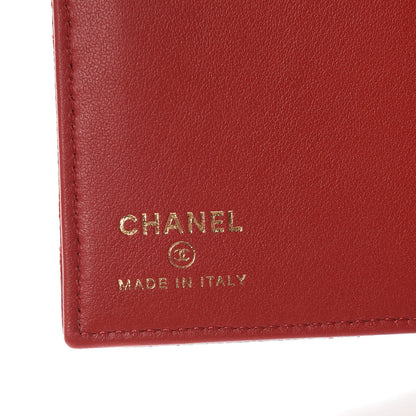 Chanel Caviar Quilted Passport Holder Red 6 of 8