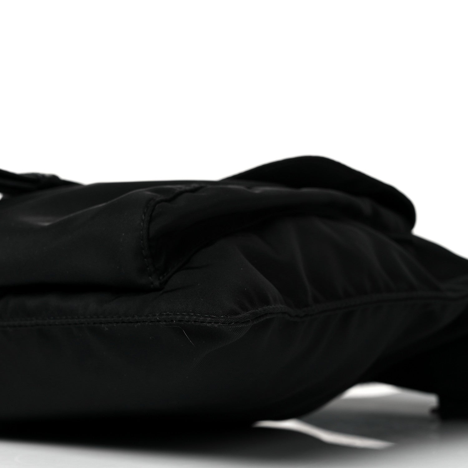 Prada Nylon Vela Messenger Bag Black 7 of 7
