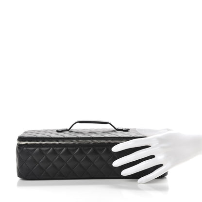 Chanel Lambskin Quilted Large Jewelry Case Black 2 of 11