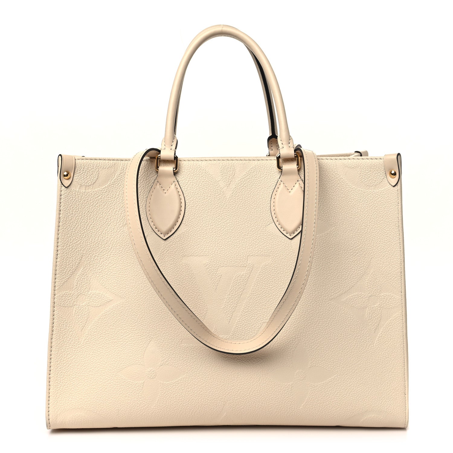 Louis Vuitton Empreinte Monogram Giant Onthego MM Creme 1 of 10