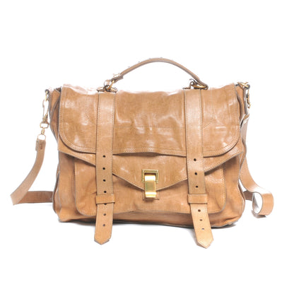 Proenza Schouler Lambskin PS1 Medium Satchel Birch 1 of 7