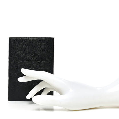 Louis Vuitton Empreinte Monogram Passport Cover Black 2 of 7