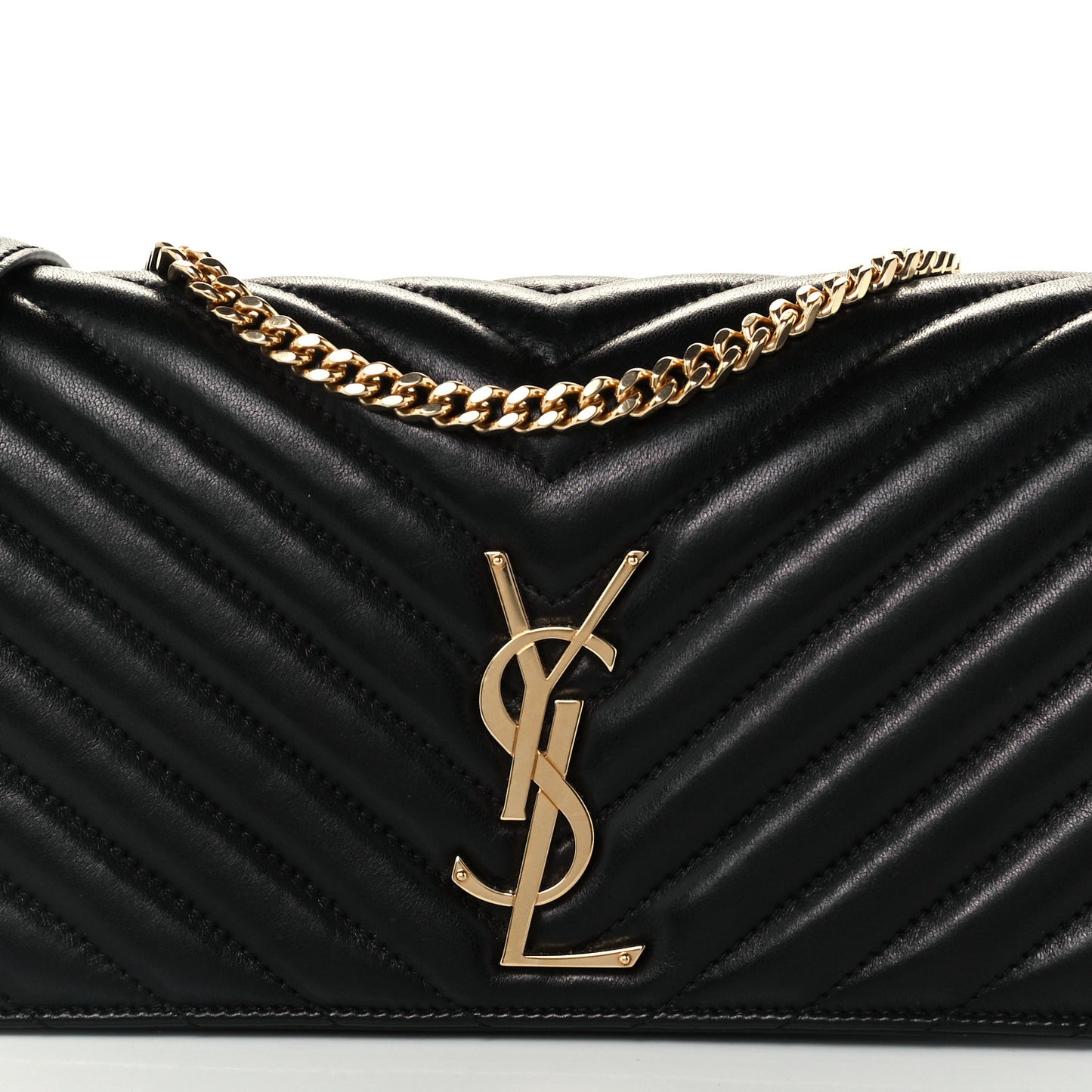 Lambskin Matelasse Monogram Kate 99 Black