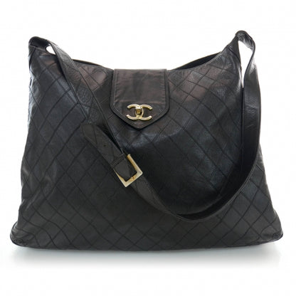 Chanel Lambskin XL Weekender Tote Black 1 of 10