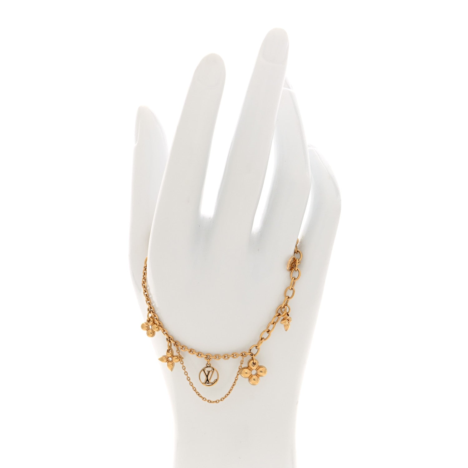 Louis Vuitton Metal Monogram Blooming Supple Bracelet 2 of 4