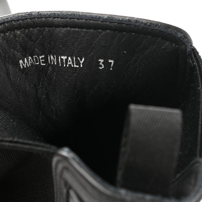 Prada Vitello Montana Lug Sole Chelsea 55mm Boots 37 Black 8 of 8