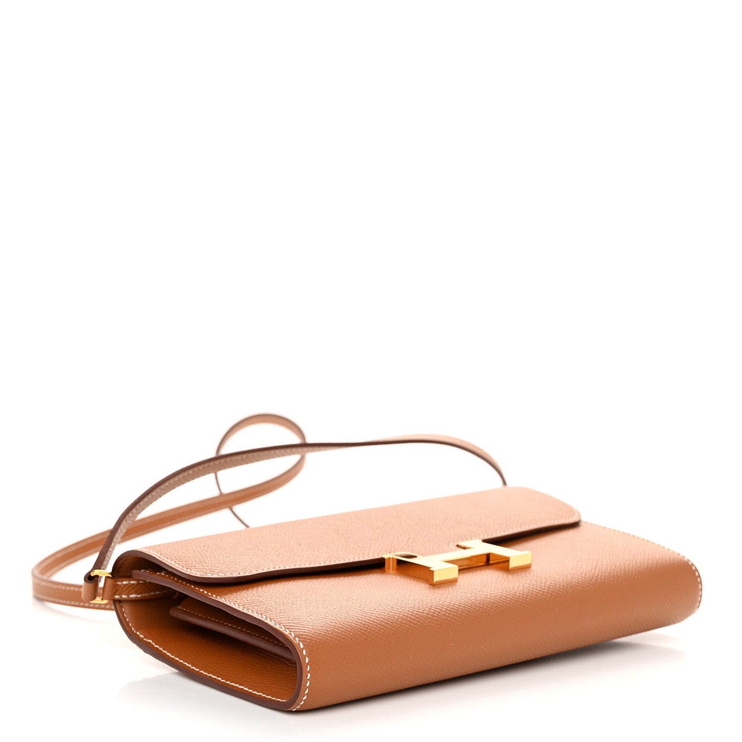 Hermes Epsom Constance Long Wallet To Go Gold 4 of 9