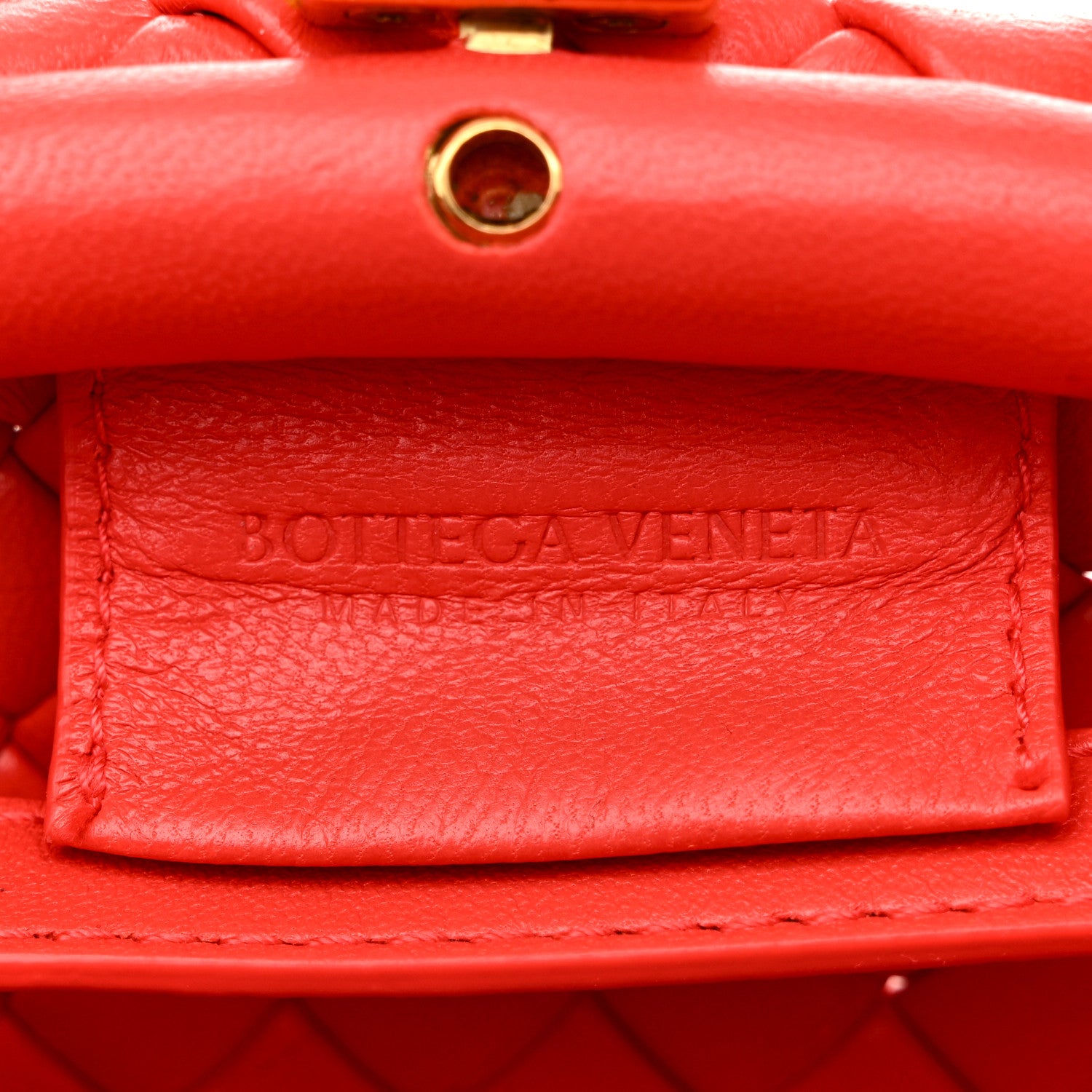 Bottega Veneta Nappa Intreccio Mini Padded Handle Bag Sunburst 6 of 13