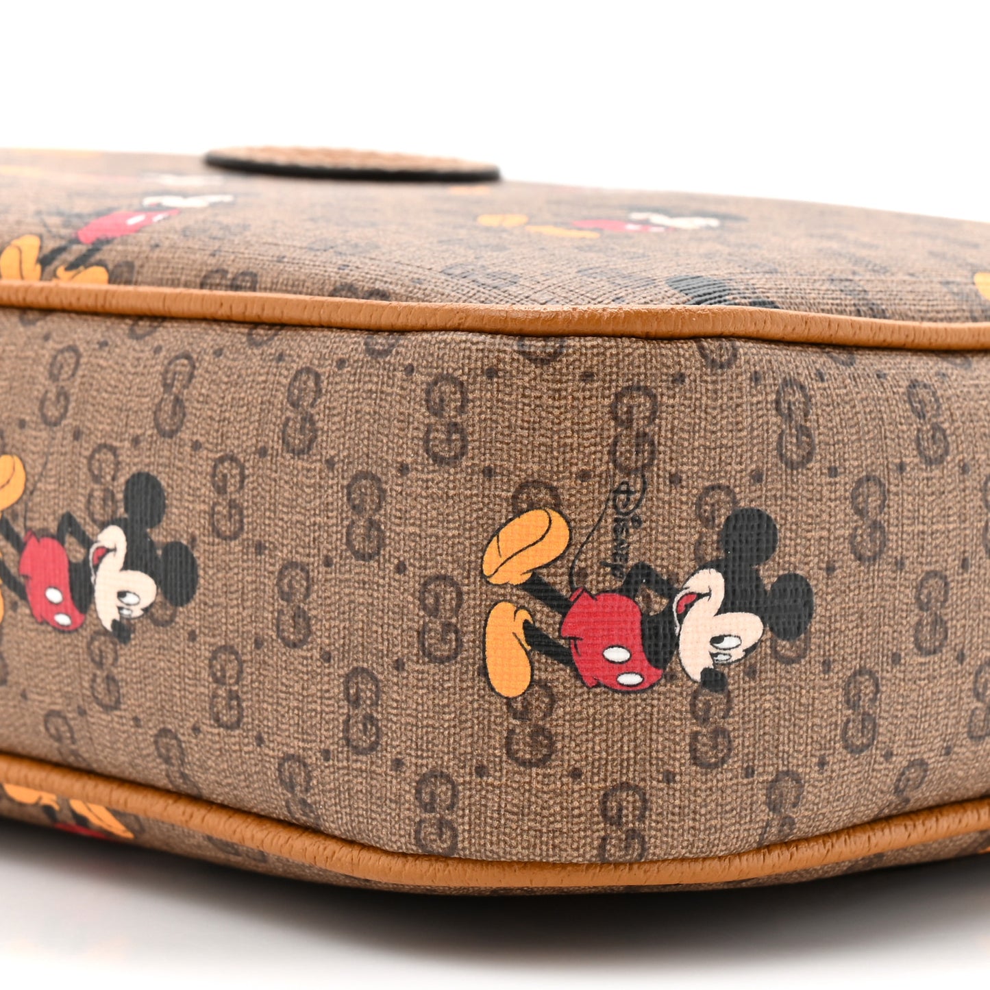 X DISNEY Mini Vintage GG Supreme Monogram Mickey Mouse Small Belt Bag 90 36 Beige Vintage Sun Oil