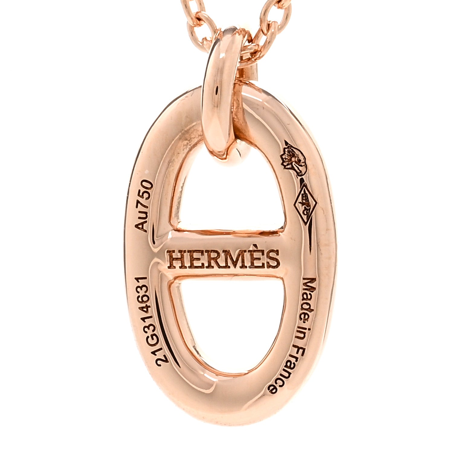 Hermes 18K Rose Gold PM Farandole Pendant Necklace 4 of 5