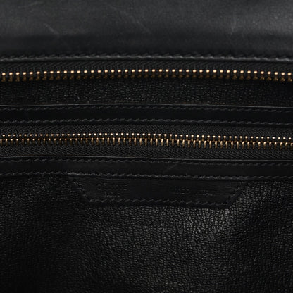 Celine Smooth Calfskin Mini Luggage Black 6 of 7