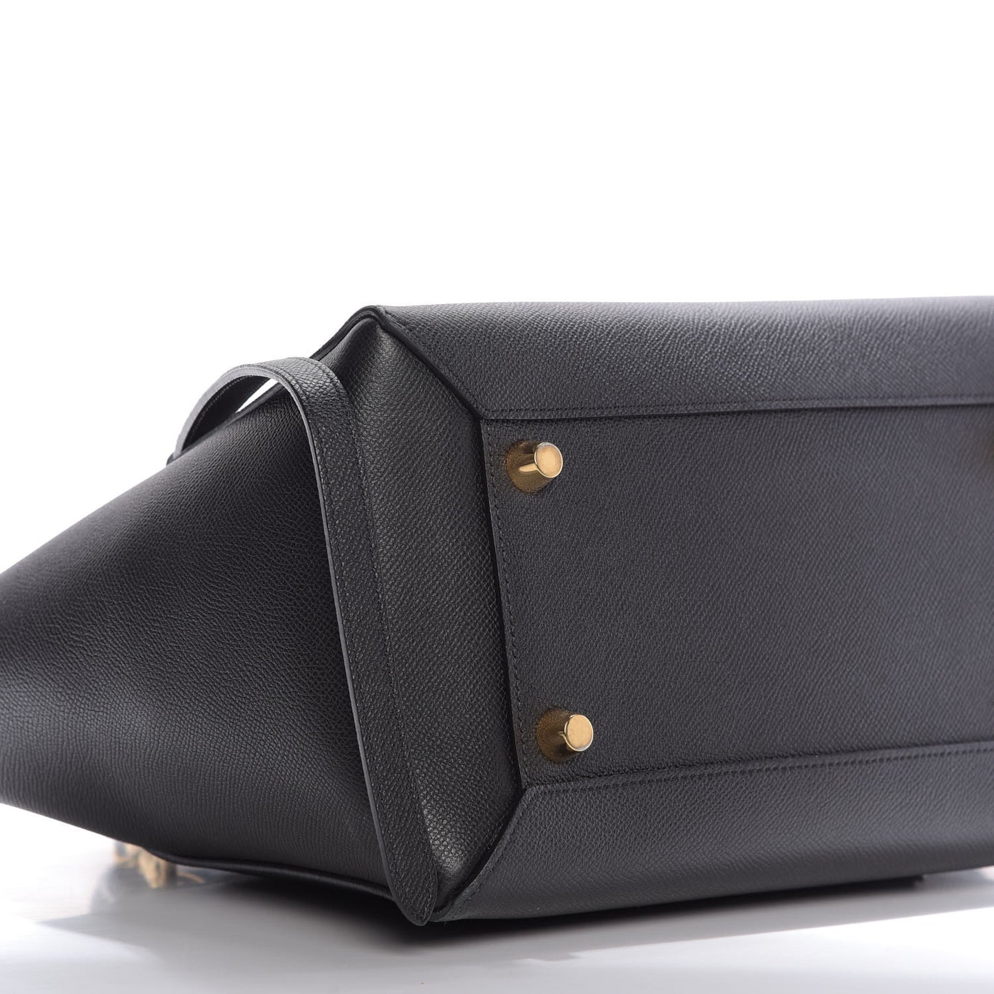 Grained Calfskin Mini Belt Bag Black
