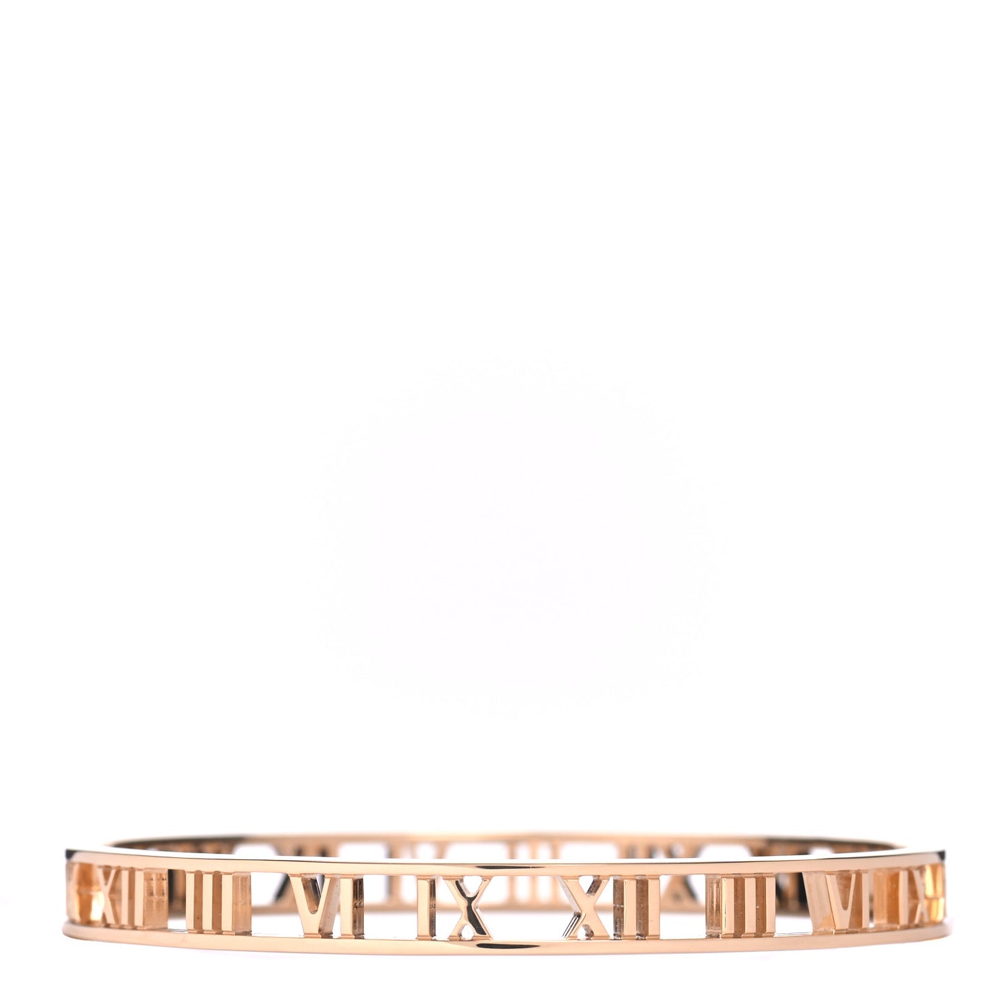 18K Yellow Gold Atlas Open Bangle Bracelet