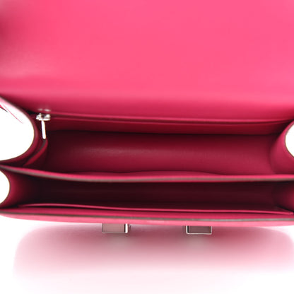 Hermes Ostrich Constance 24 Rose Tyrien 5 of 10