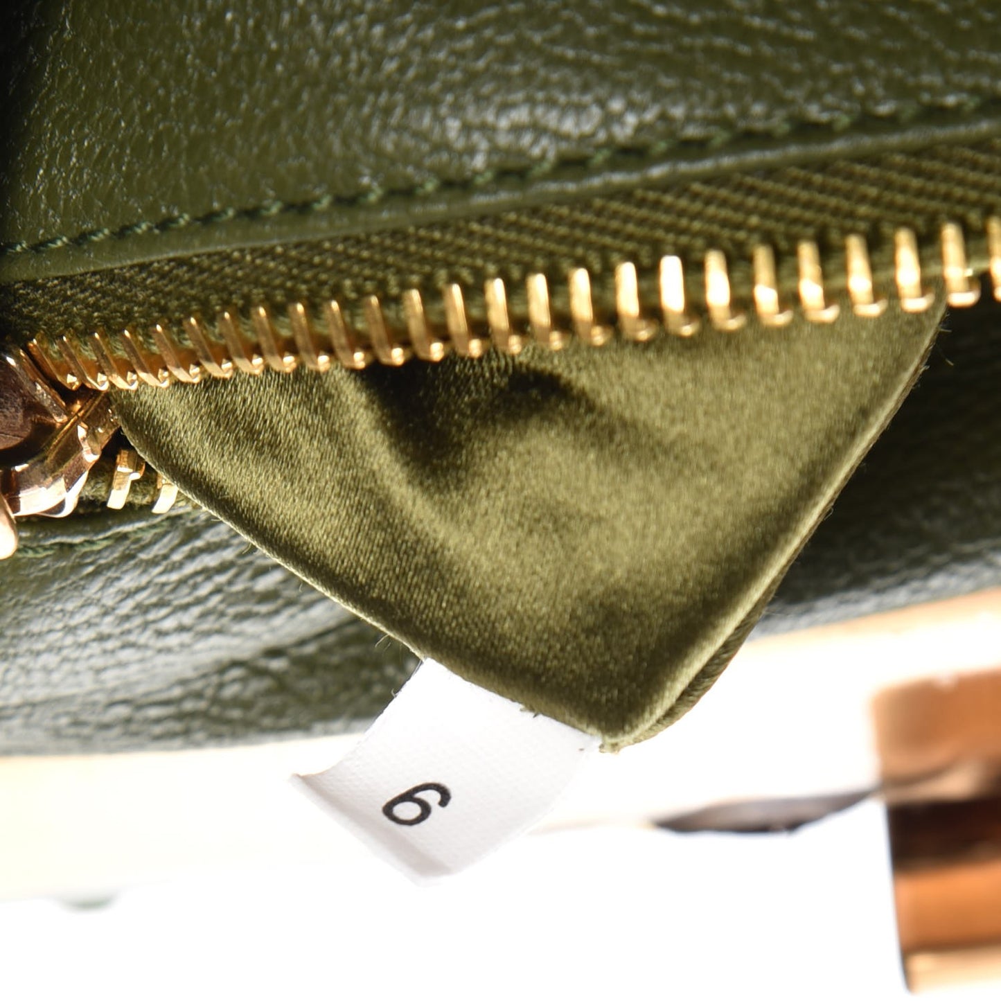 Tessuto Nylon Python Frame Tassel Bag Brandy