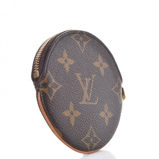 Monogram Round Coin Purse