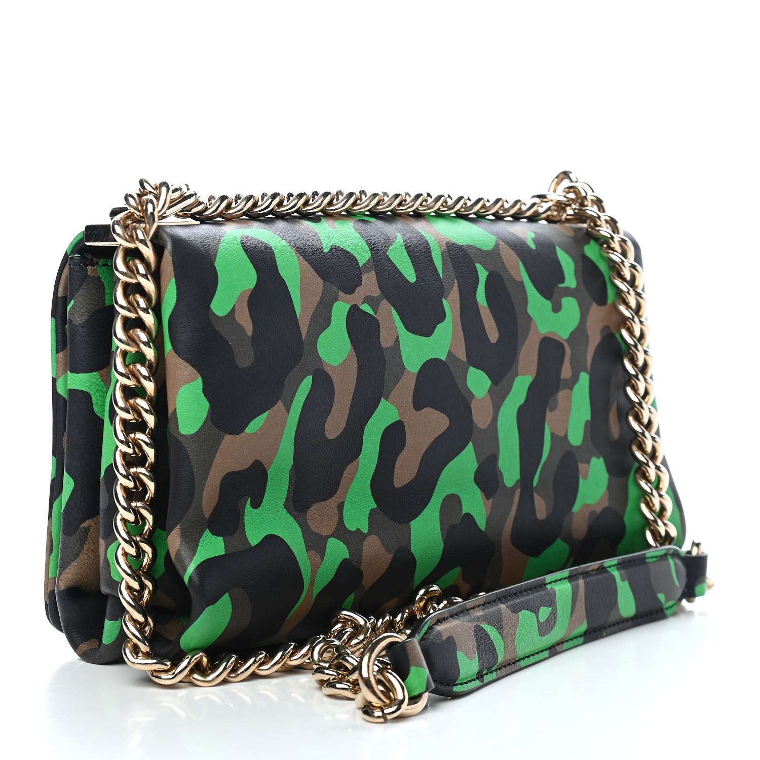 Versace Nappa Camouflage Print Palazzo Shoulder Bag Multicolor 3 of 8