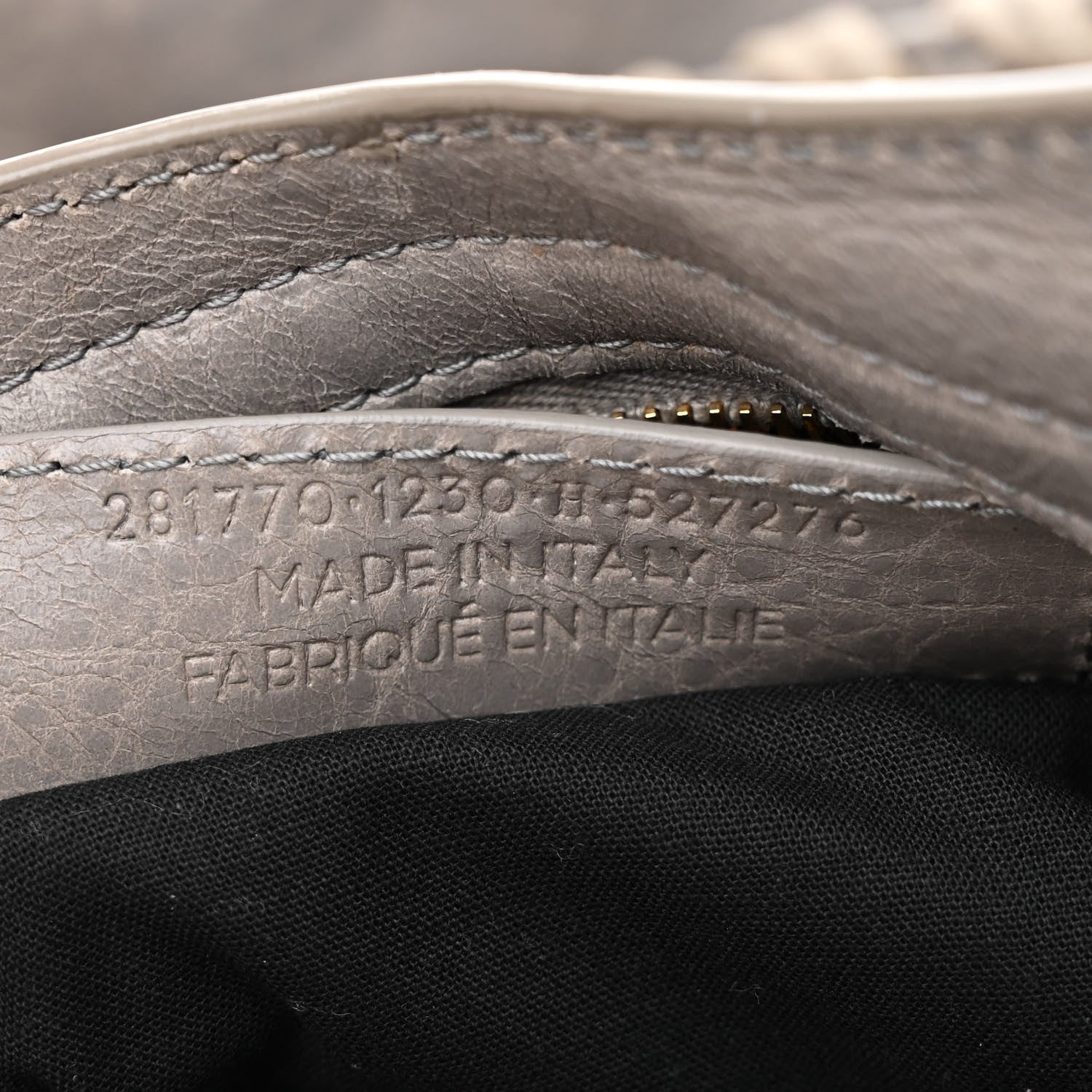 Balenciaga Agneau Giant 12 Gold Hardware City Gris Pyrite 8 of 11